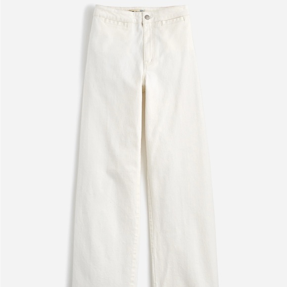 Madewell Emmett Wide-Leg Jeans in Tile White - Picture 3 of 4